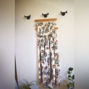 Two piece summer skirt and top set; one size